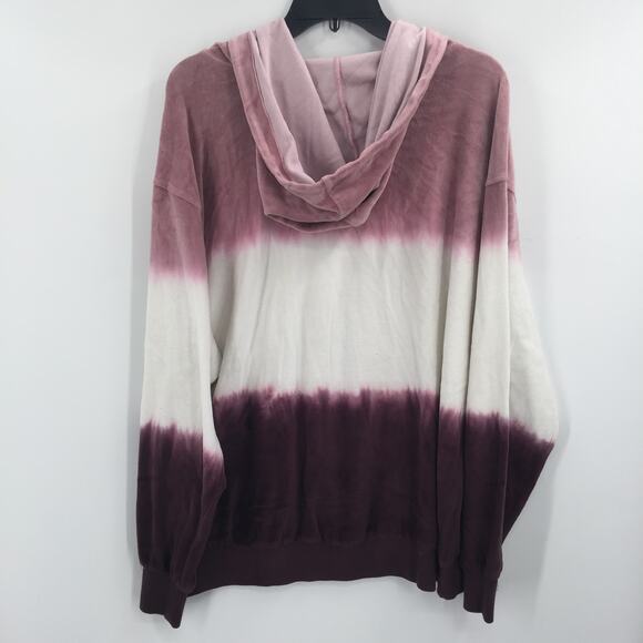 Treasure & Bond Pullover Hooded Pullover Sweatshirt Color Blocked Size Large - Picture 3 of 6